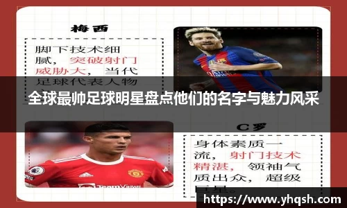 全球最帅足球明星盘点他们的名字与魅力风采